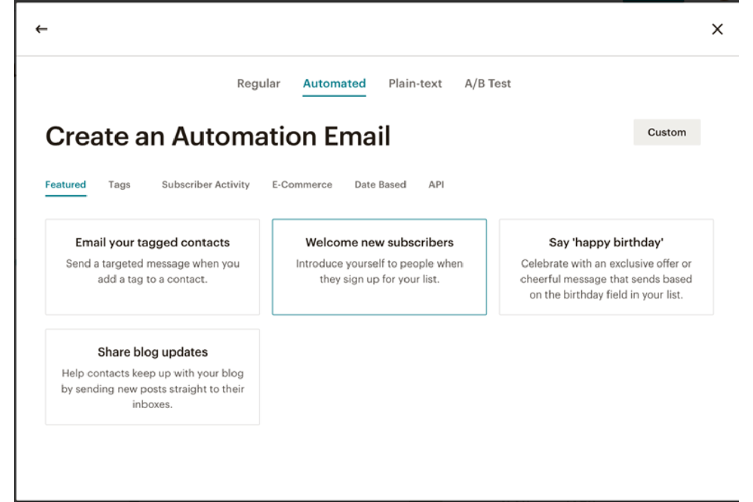 Mailchimp screenshot - 10 Best Braze Alternatives for Customer Engagement in 2026