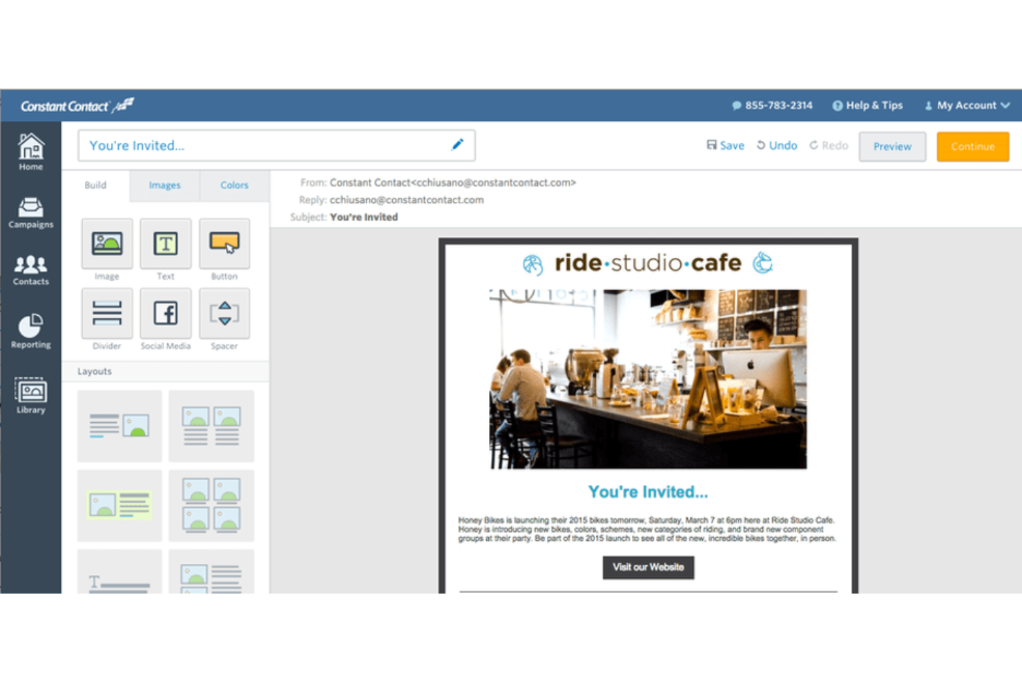 Constant Contact screenshot - 10 Best Braze Alternatives for Customer Engagement in 2026