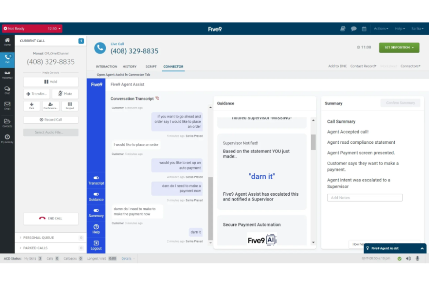 Five9 screenshot - 10 Best Talkdesk Alternatives for Contact Centers in 2026