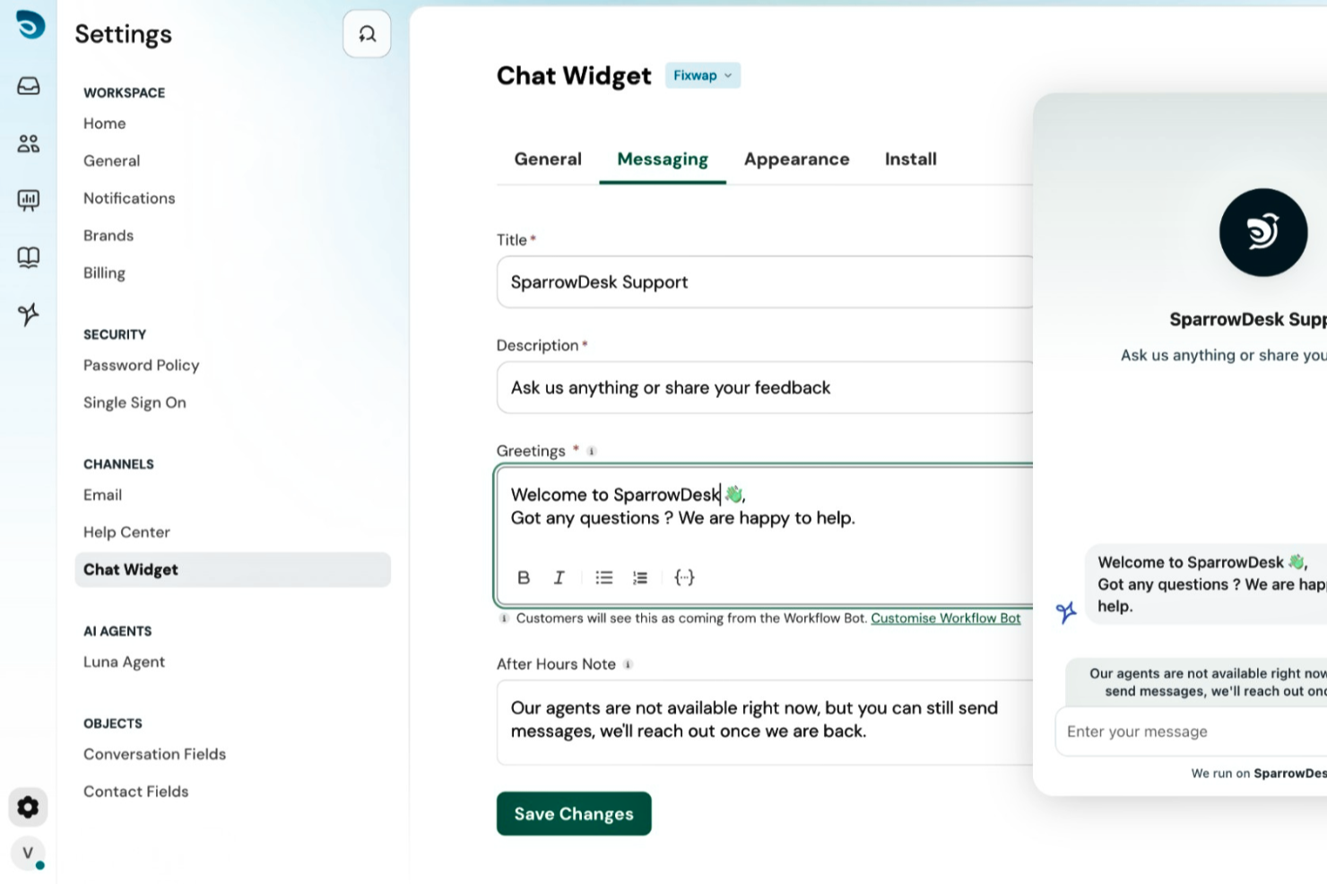 SparrowDesk screenshot - 10 Best HappyFox Alternative Tools for Support in 2026