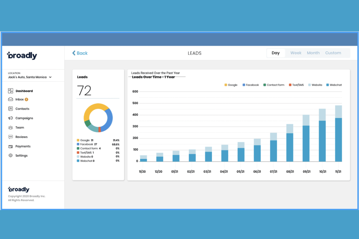 Broadly screenshot - 10 Best Birdeye Alternatives for Review Management in 2026