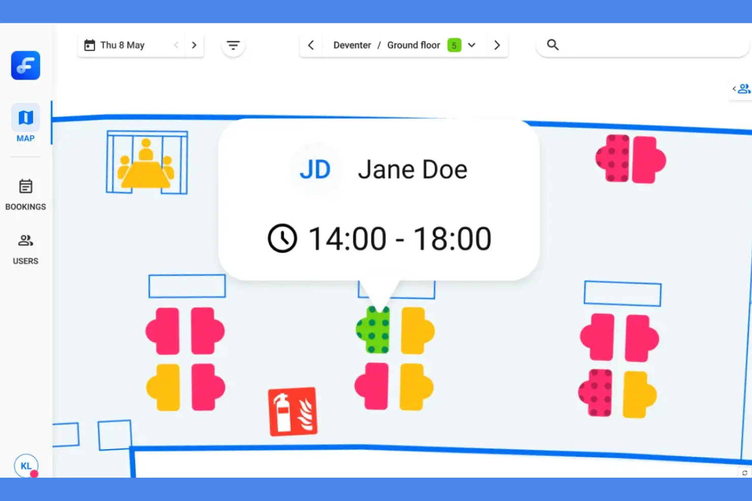 Flexwhere screenshot - 10 Best Free Hot Desk Booking Software in 2026