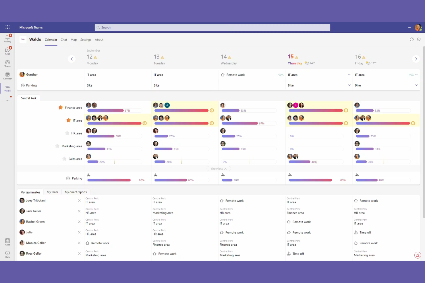 Waldo screenshot - 10 Best Free Hot Desk Booking Software in 2026