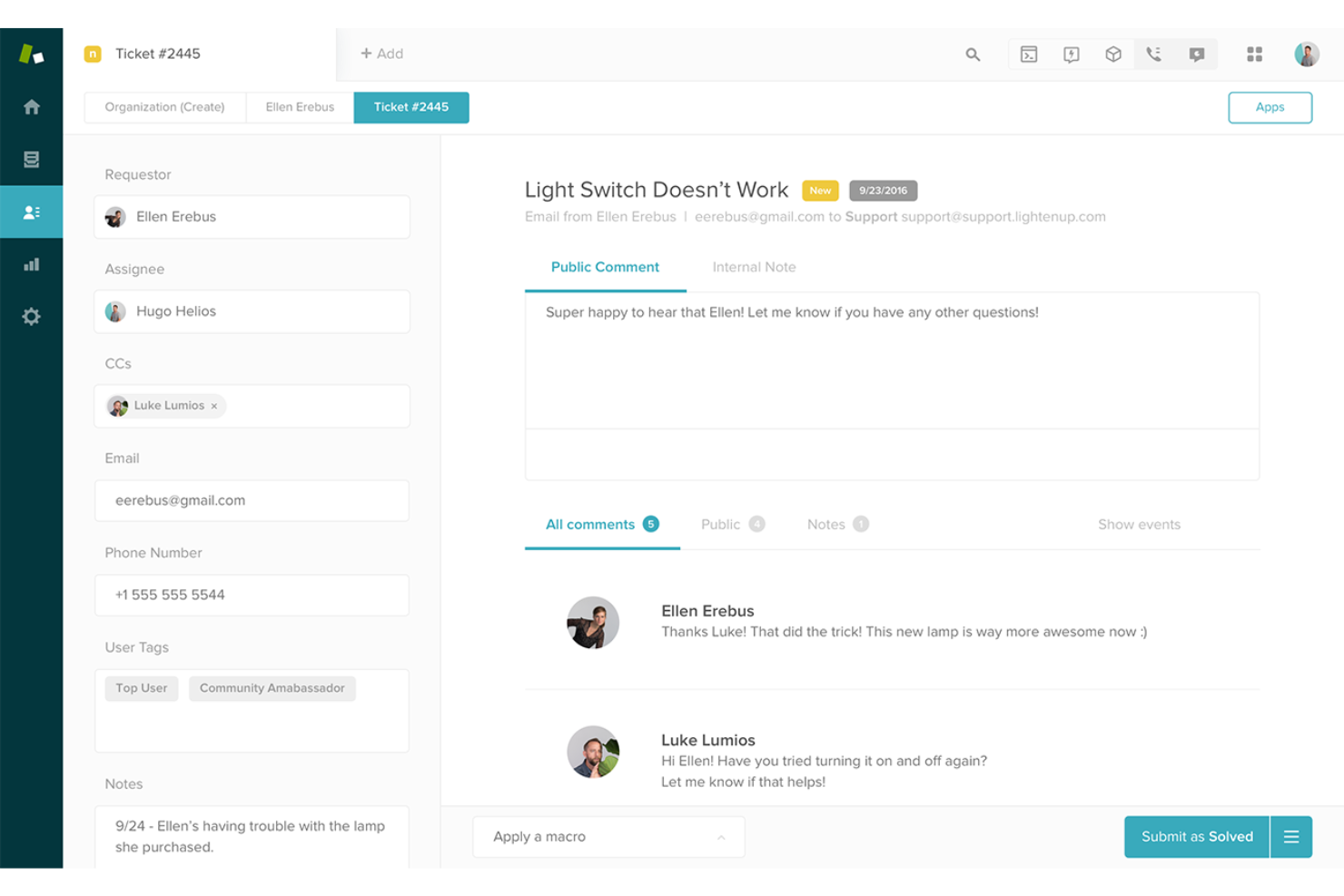 Zendesk screenshot - 10 bästa helpdeskprogrammen för fjärrsupport 2026