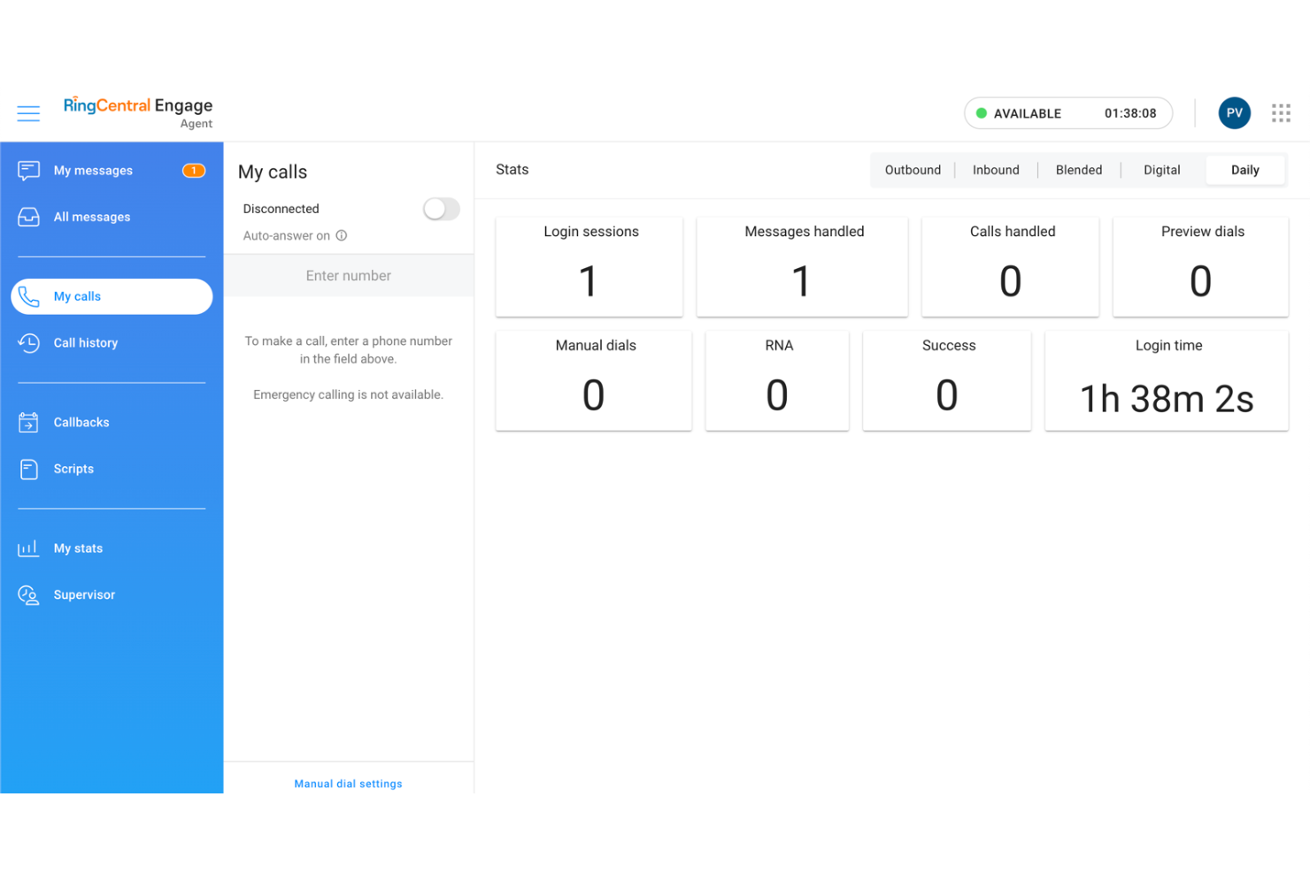 Track calls, messages, and agent activity in one centralized dashboard.