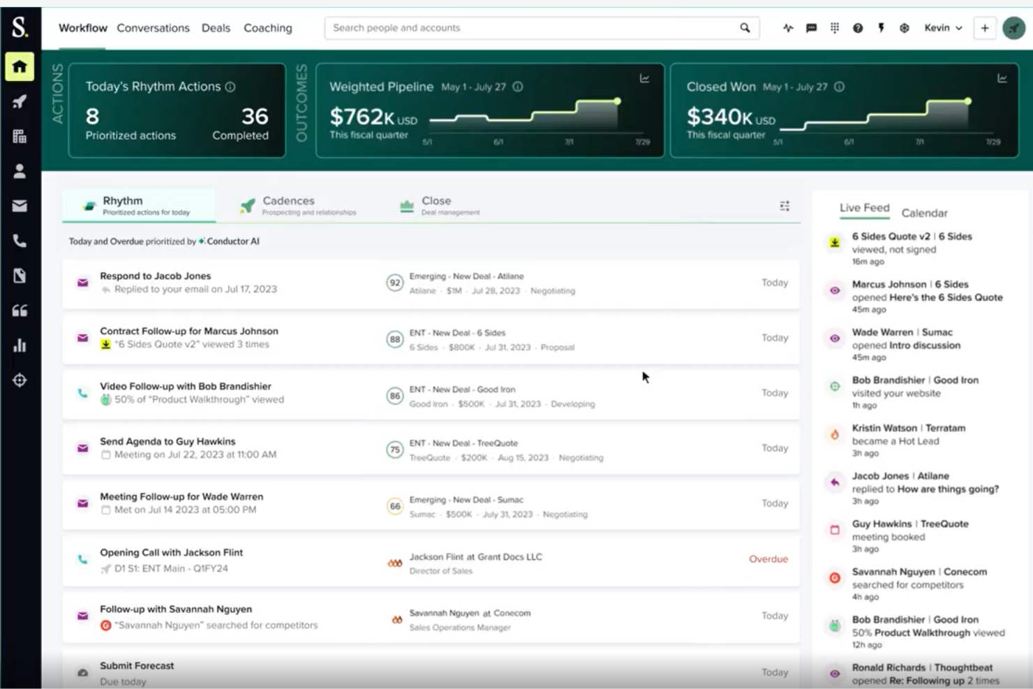 Drift automates chat flows to qualify leads and boost conversions.