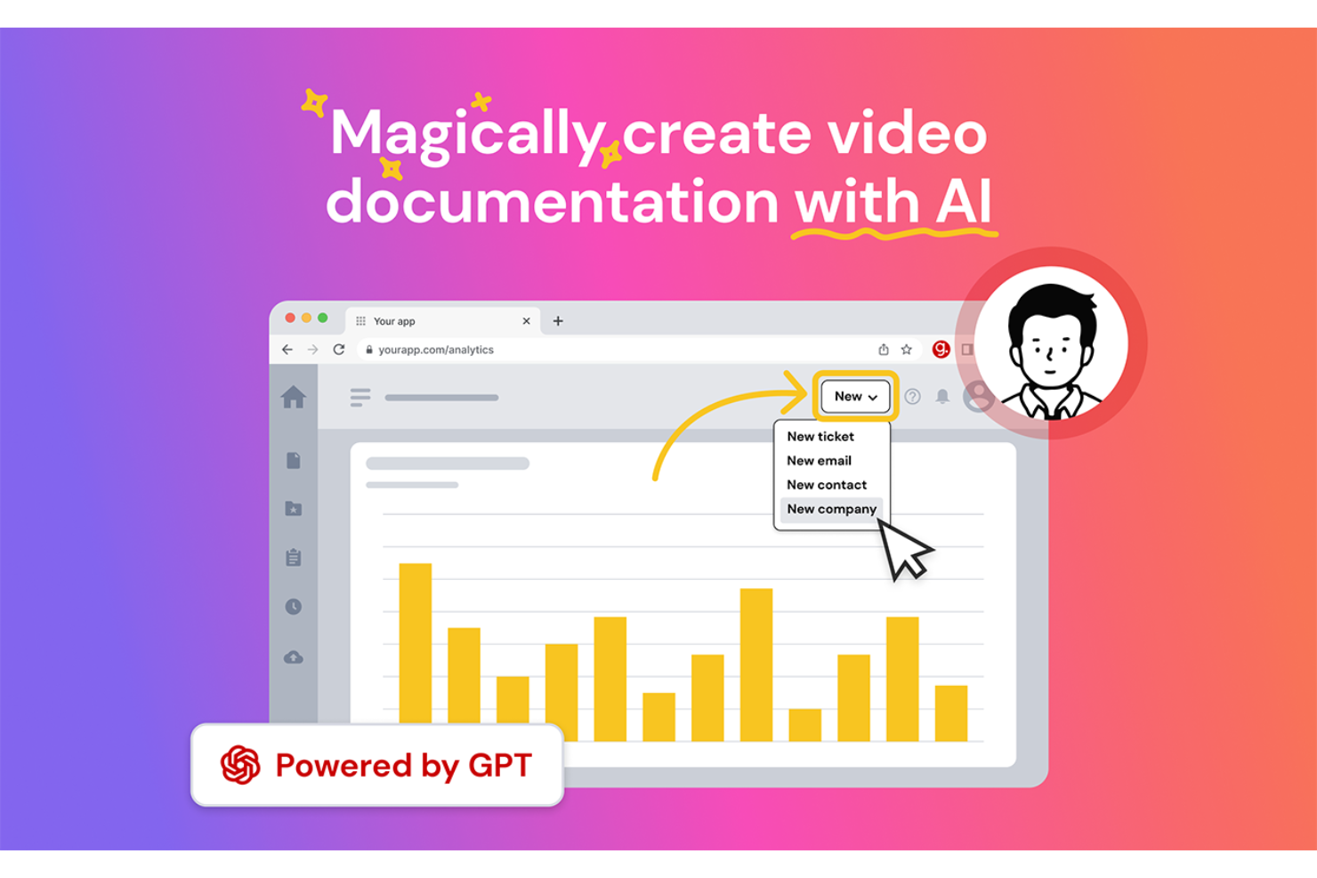 Guidde creates AI-powered guides to streamline customer onboarding.