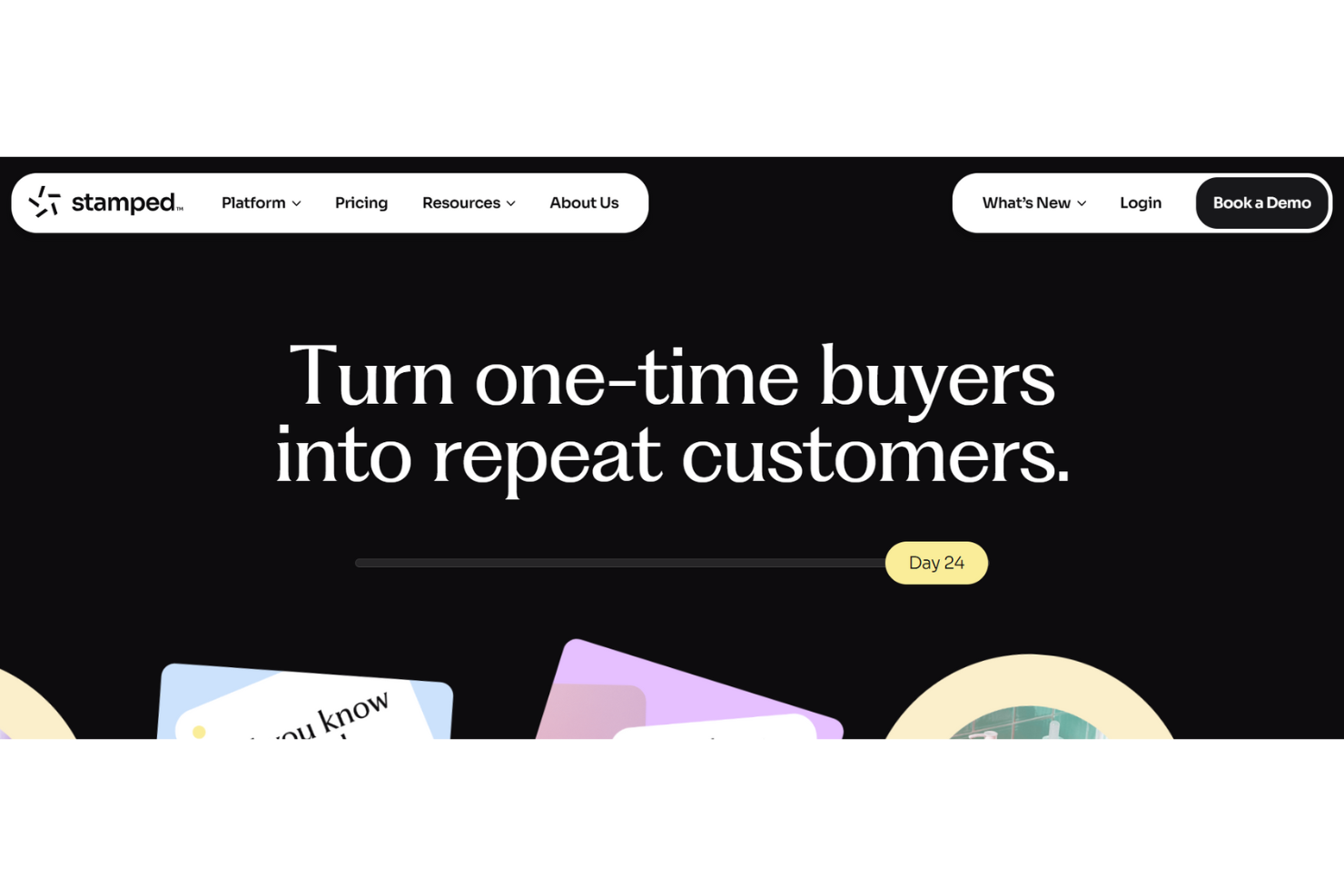 Stamped is a customer engagement tool that boosts retention through reviews and loyalty programs.