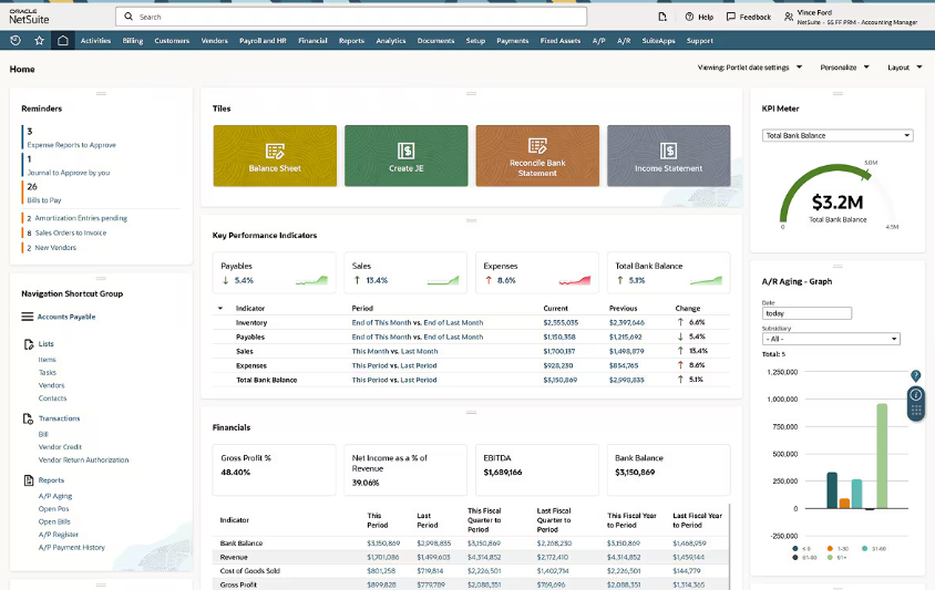 NetSuite CRM unifies customer data to streamline sales, marketing, and service.