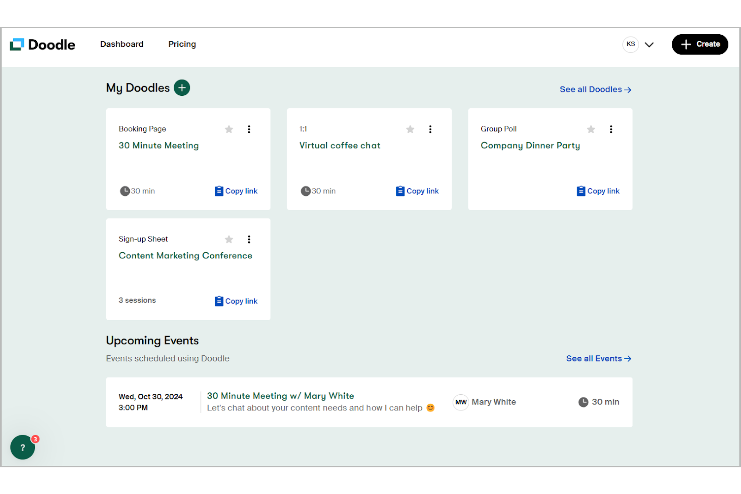 Doodle streamlines scheduling by letting teams quickly find meeting times.