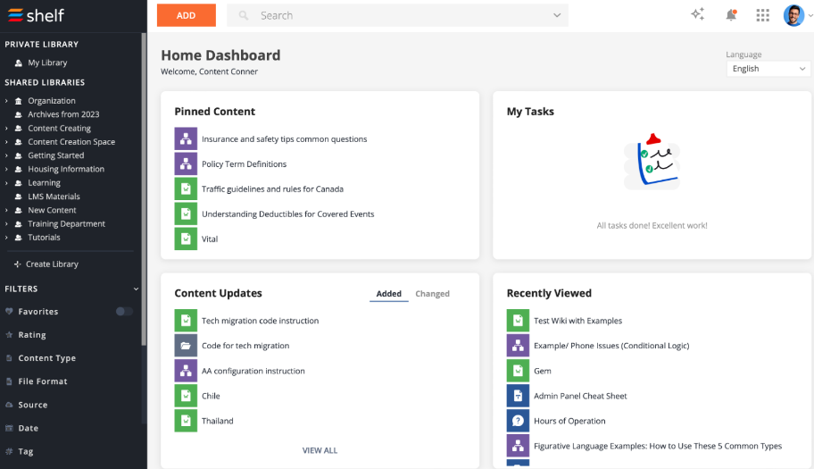 Shelf software organizes, stores, and retrieves knowledge efficiently for teams.