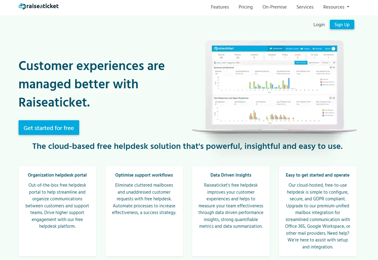 Tracks complaints from intake to resolution with workflows and reporting.