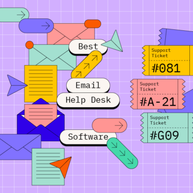 featured image of email help desk software